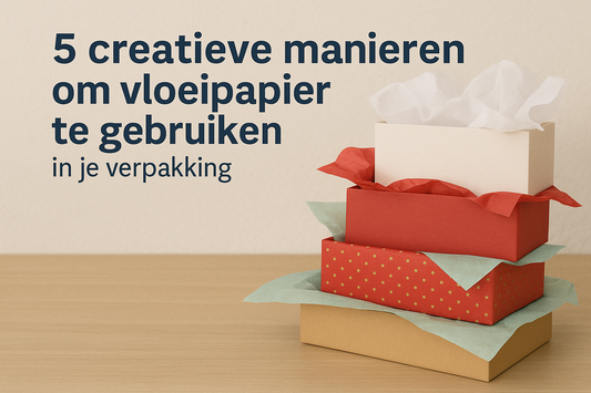 5 creatieve manieren om vloeipapier te gebruiken in je verpakking