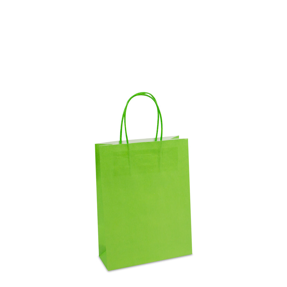 Luxe papieren twisted tassen met bodemkarton