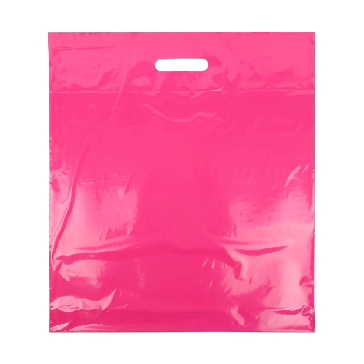 Budget plastic tassen effen kleuren