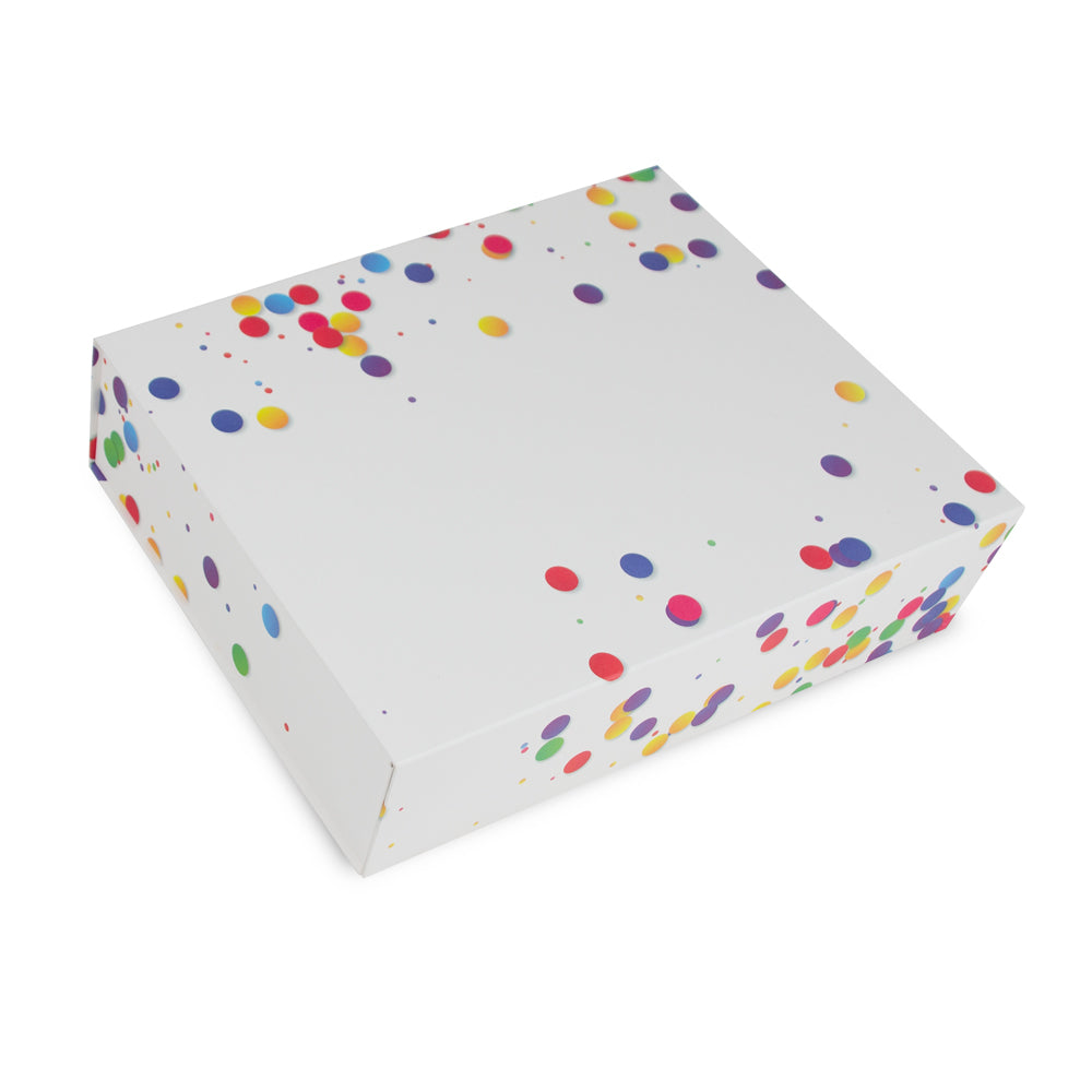Magneetdozen confetti Kraft