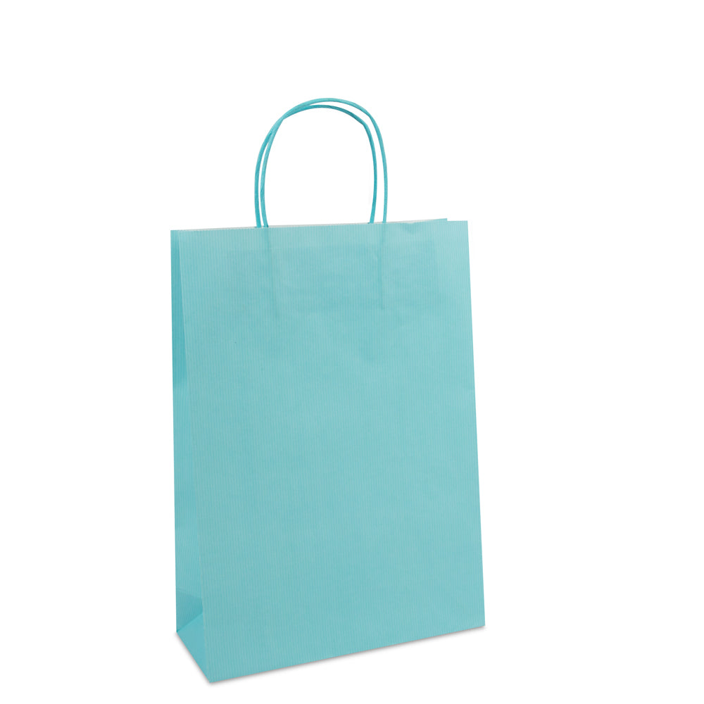 Luxe papieren twisted tassen met bodemkarton