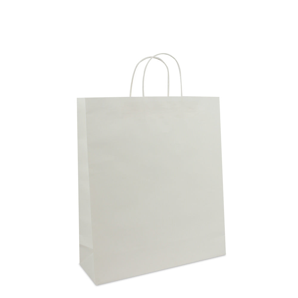 Luxe twisted papieren tassen met bodemkarton