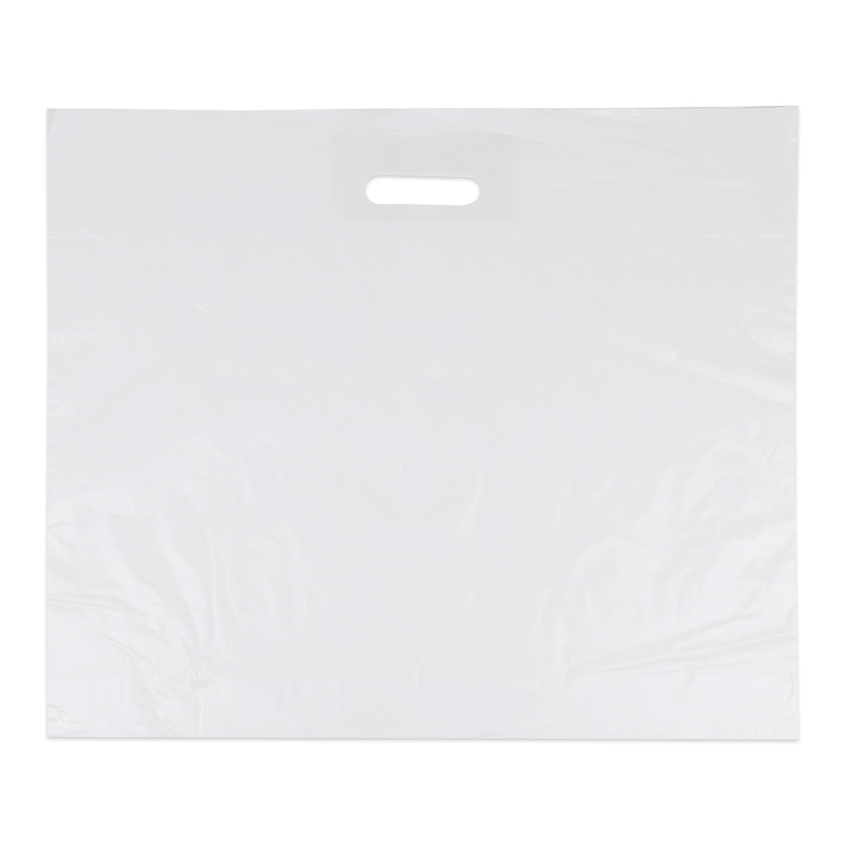 Budget plastic tassen wit