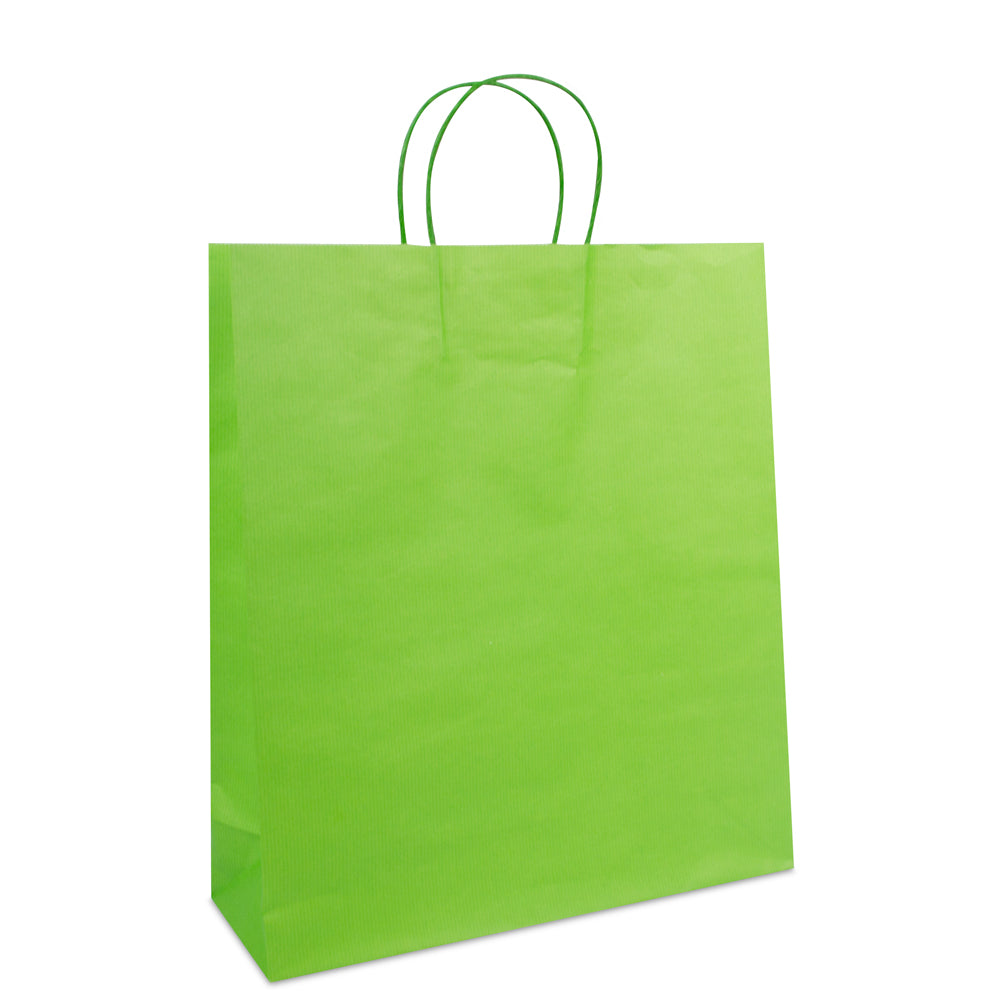 Luxe papieren twisted tassen met bodemkarton