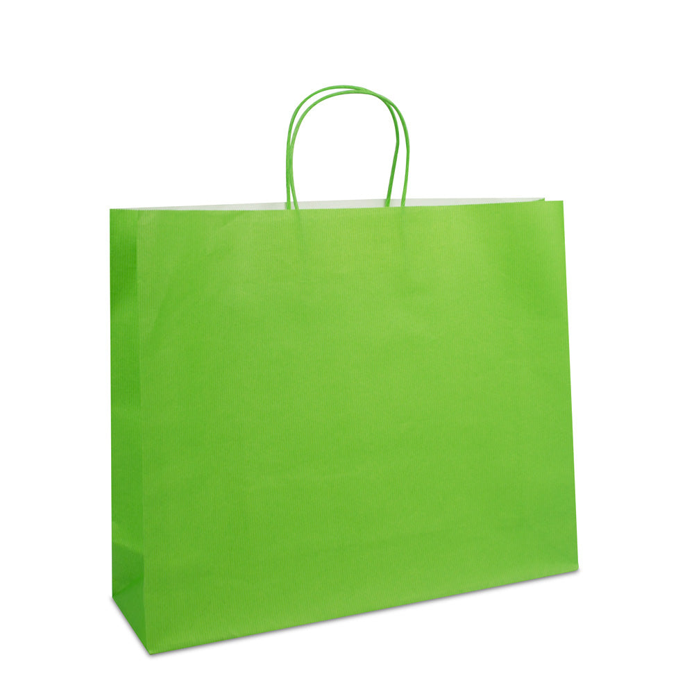 Luxe papieren twisted tassen met bodemkarton