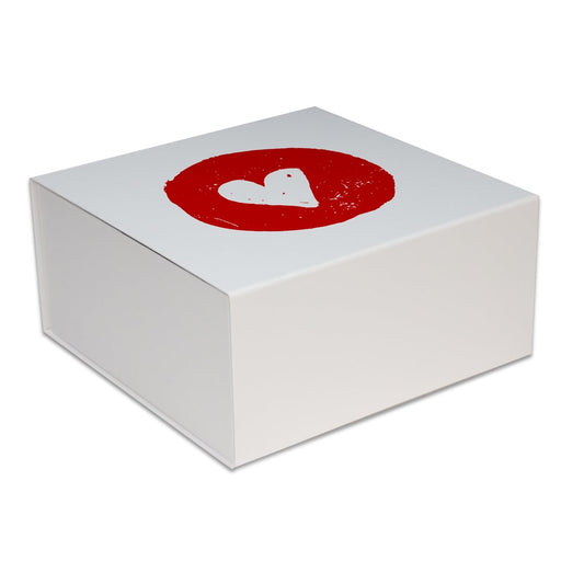 Luxe magneetdozen valentijn - Heart opdruk