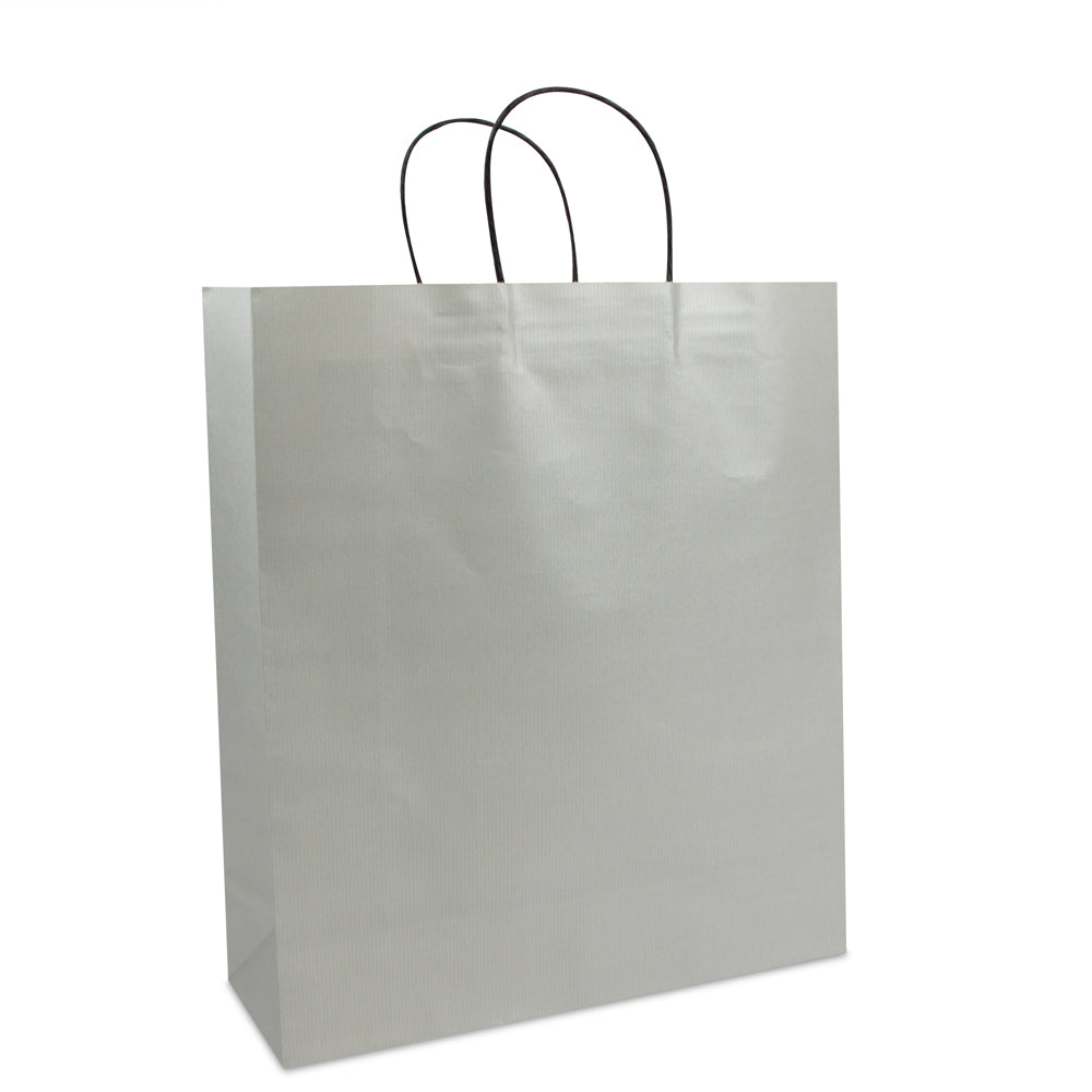 Luxe papieren twisted tassen met bodemkarton