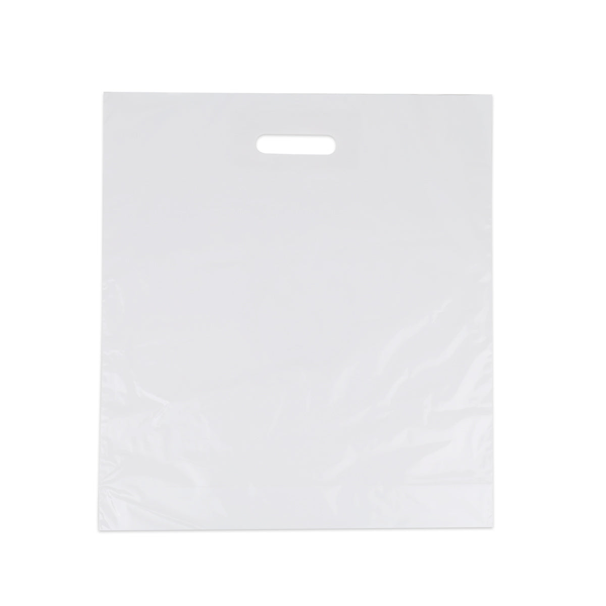 Budget plastic tassen wit
