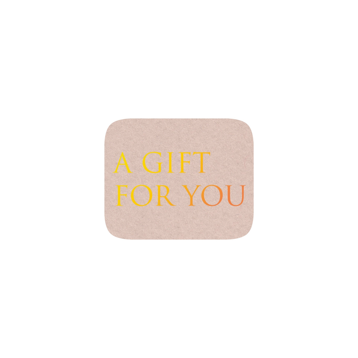 A gift for you Etiketten