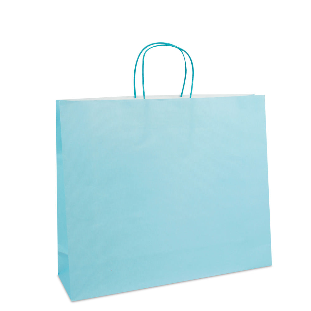 Luxe papieren twisted tassen met bodemkarton