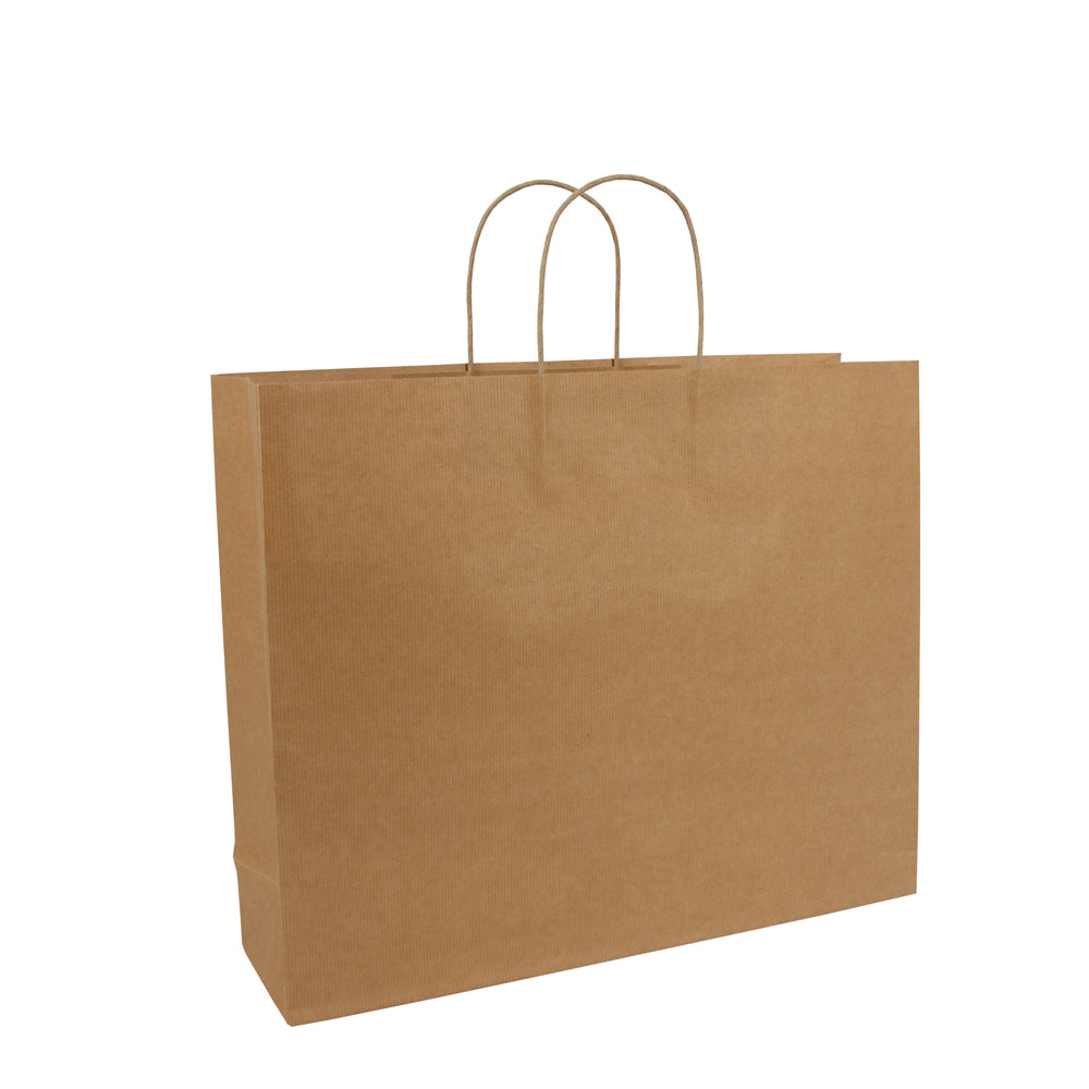 Luxe papieren twisted tassen met bodemkarton
