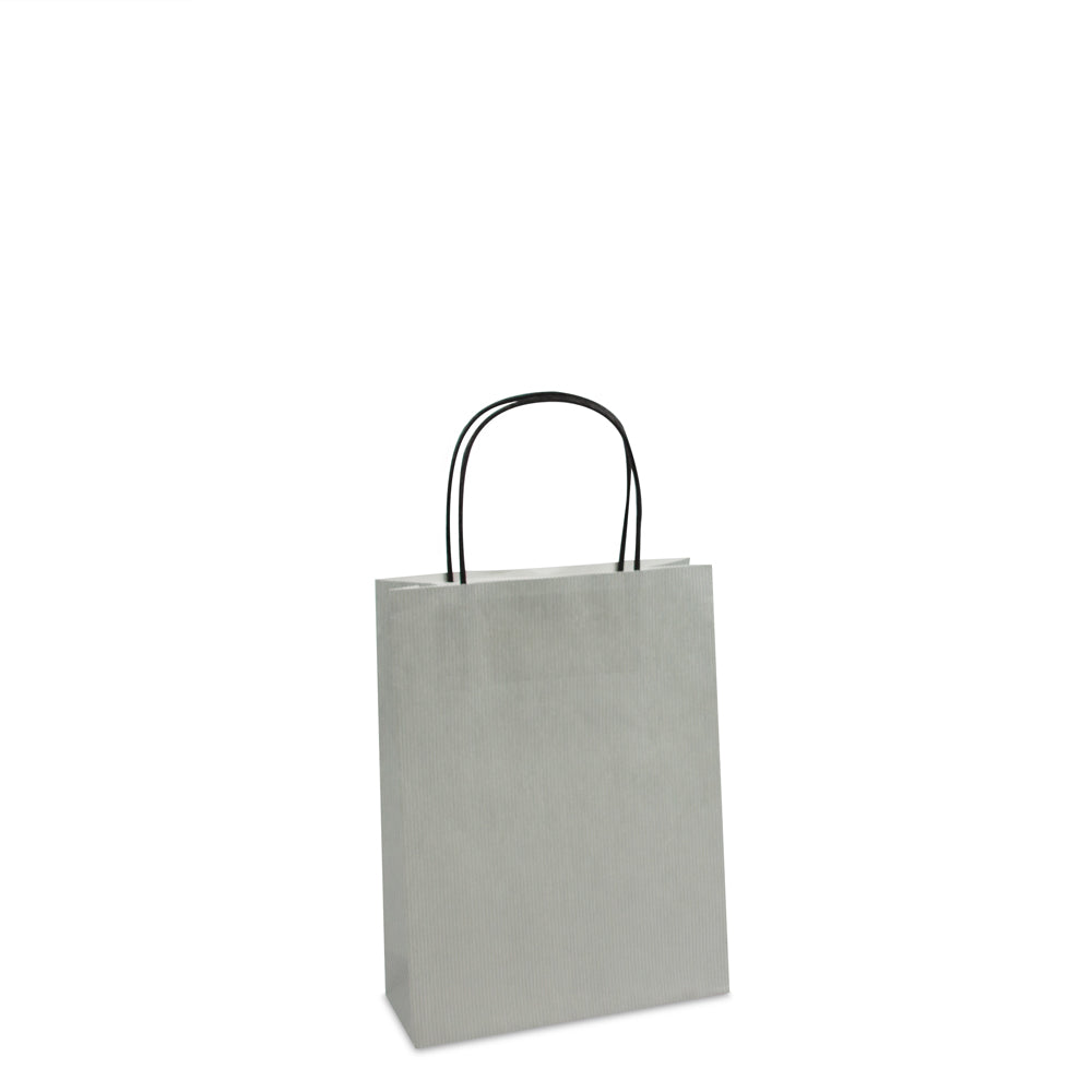 Luxe papieren twisted tassen met bodemkarton