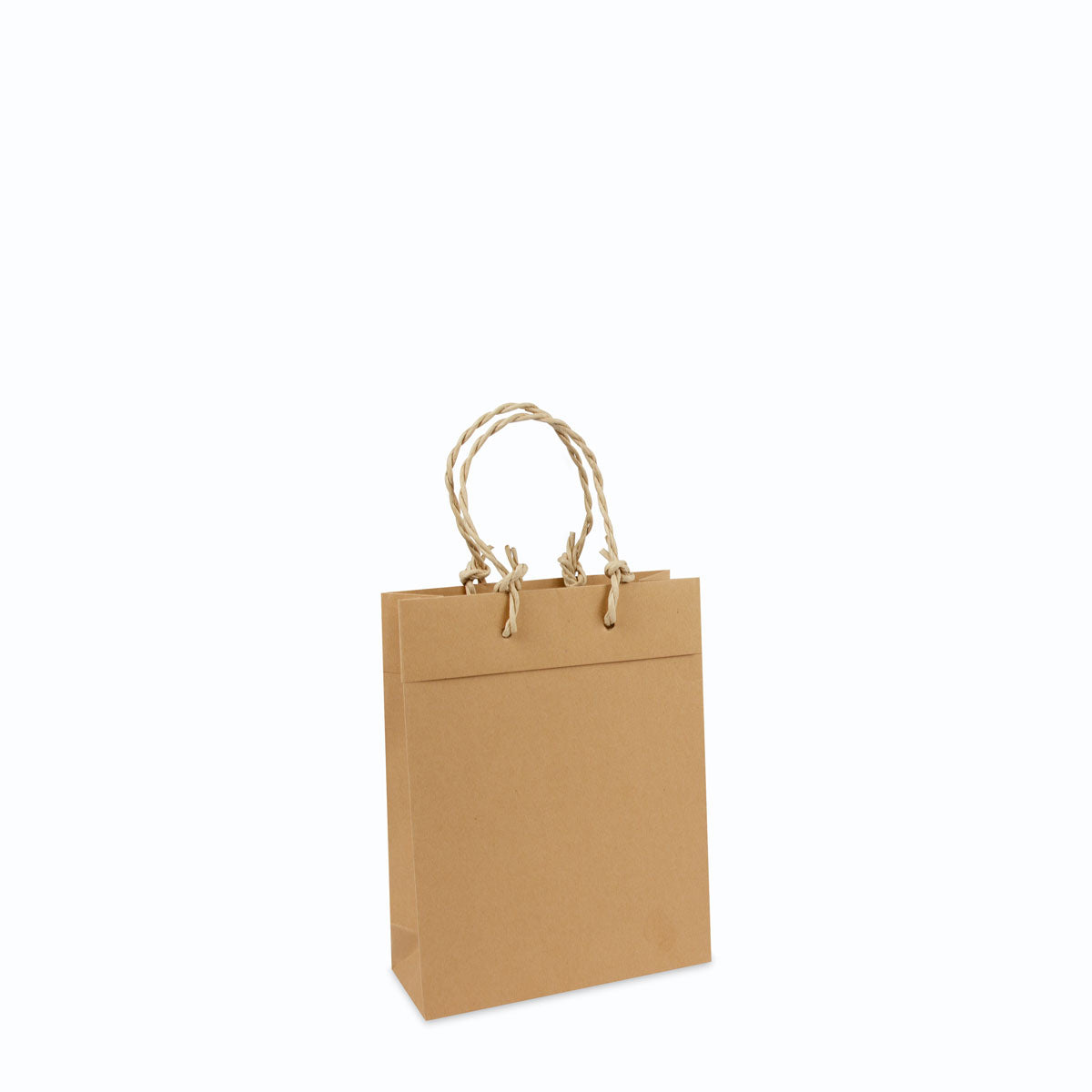 Gerecyclede luxe kraft tas met omslag