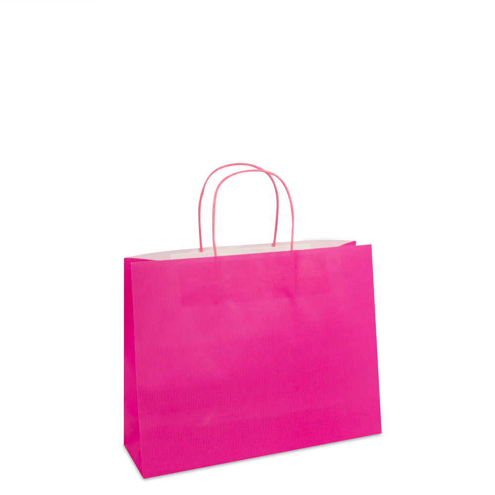 Luxe papieren twisted tassen met bodemkarton