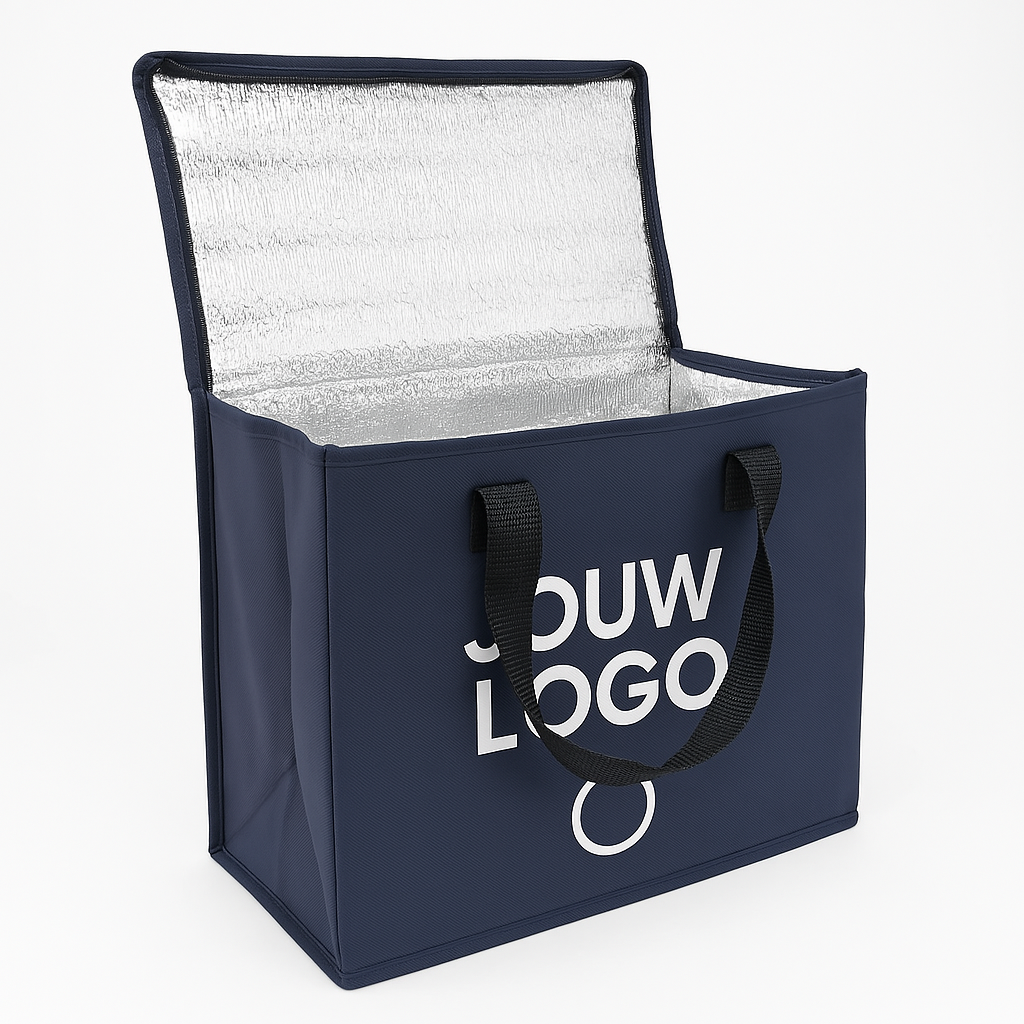 Voorbeeld van een bedrukte koeltas van Dutch Promo Bags