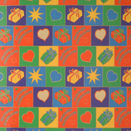 Inpakpapier kerst D071