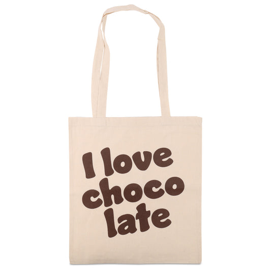 Katoenen tassen - I love chocolate