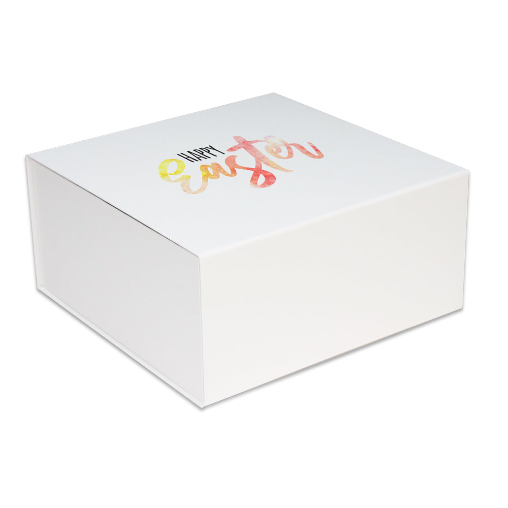Luxe magneetdozen pasen Happy Easter opdruk