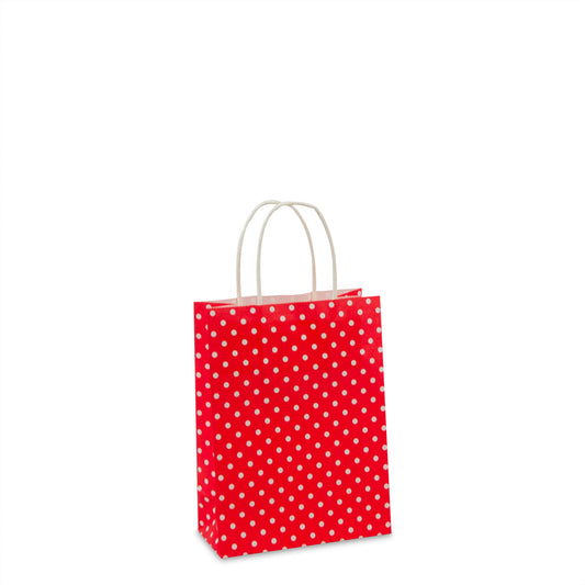Papieren tassen twisted Polka dot