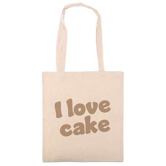 Katoenen tassen - I love cake