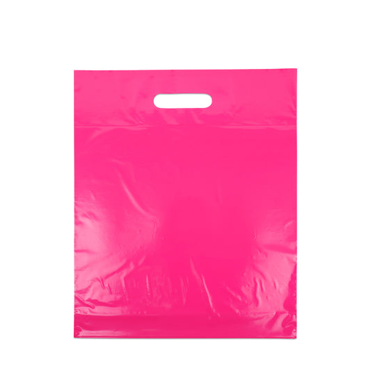 Budget plastic tassen effen kleuren