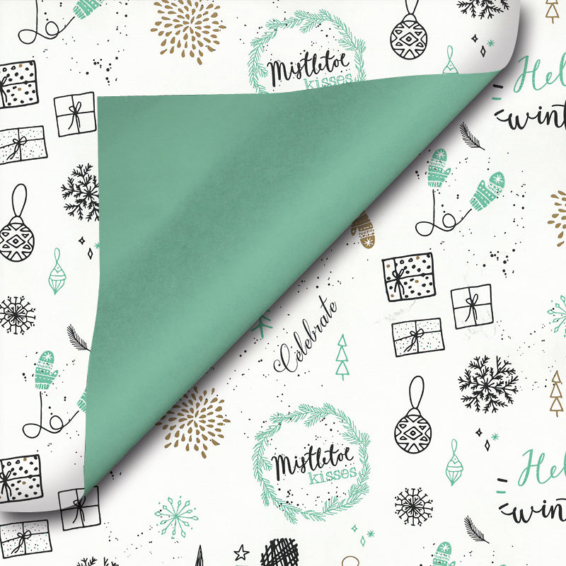 Inpakpapier kerst D90208