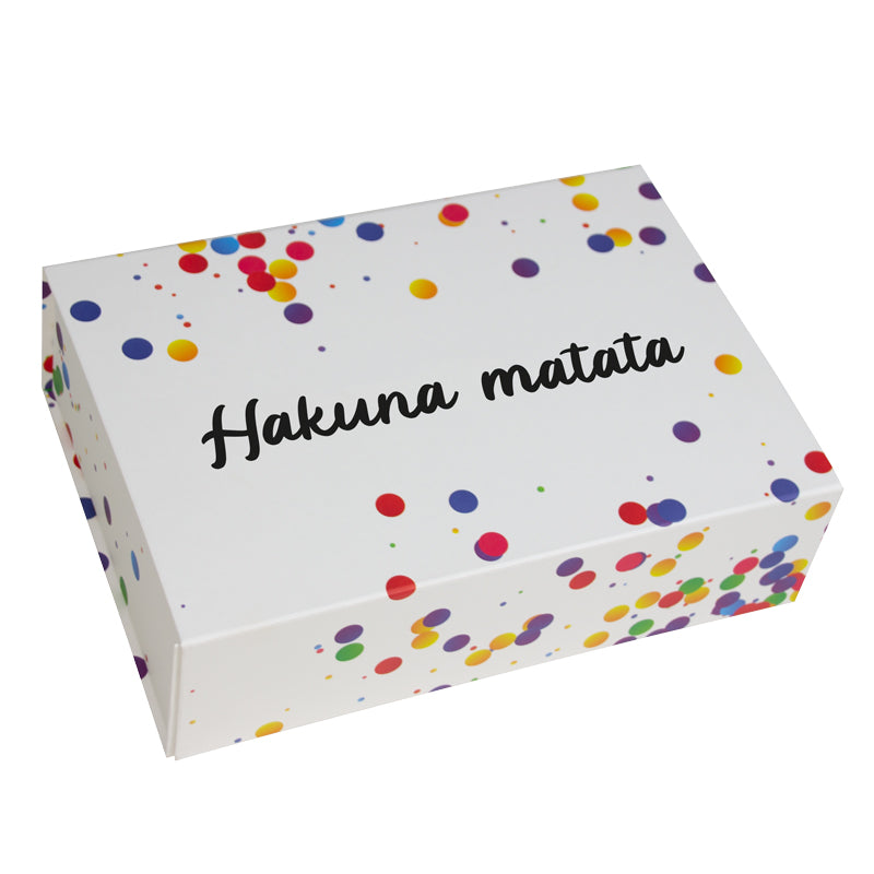 Magneetdozen confetti Hakuna matata