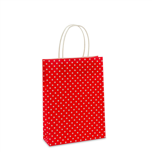 Papieren tassen twisted Polka dot
