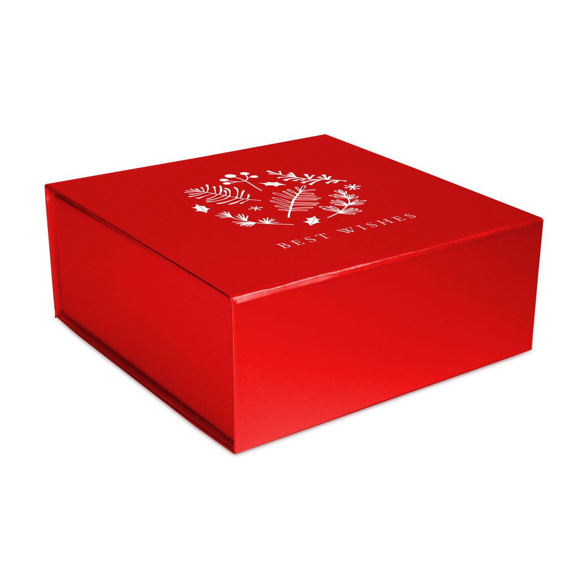 Luxe kerstmagneetdozen - Best Wishes