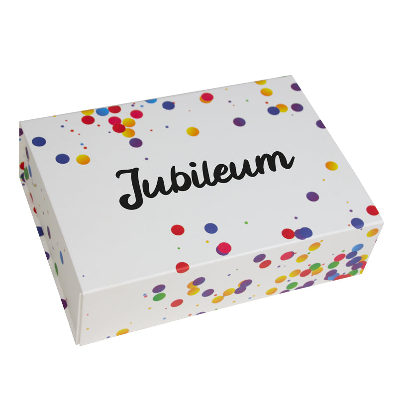Magneetdozen confetti Jubileum
