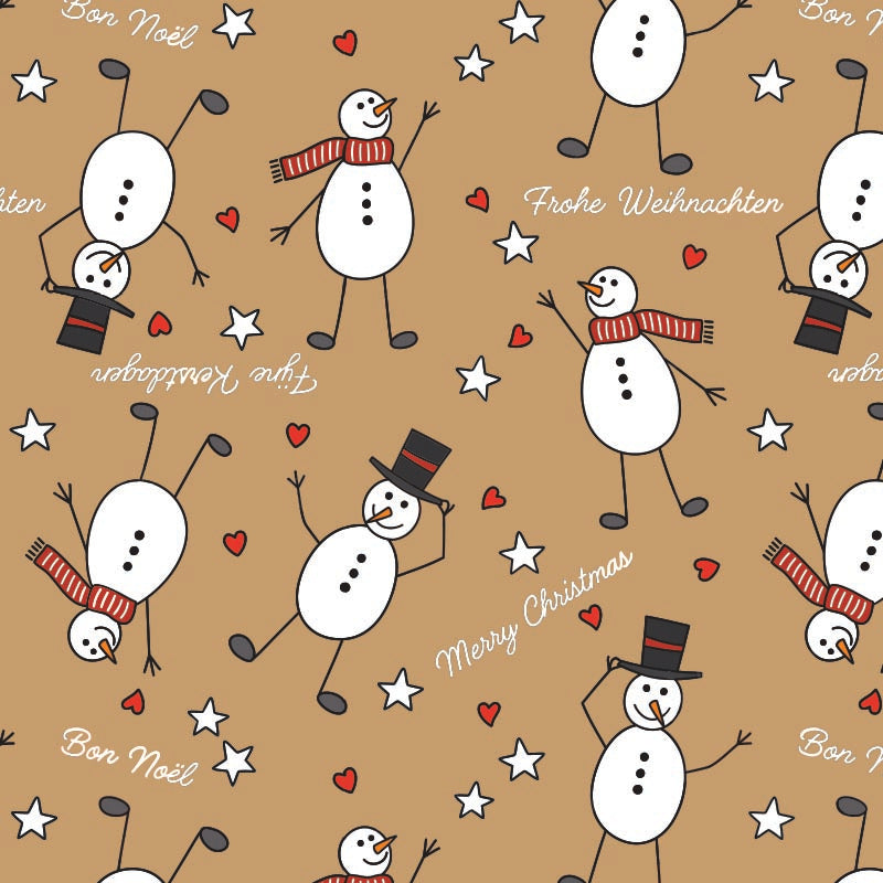 Inpakpapier kerst D095