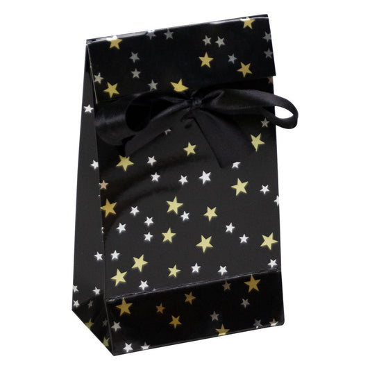 Luxe papieren kerstgeschenkzakjes - Stars