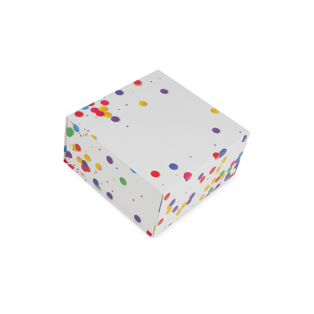 Magneetdozen confetti Kraft