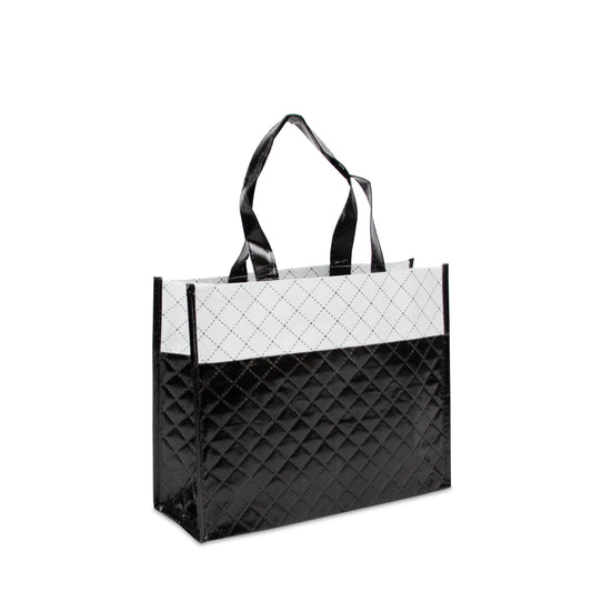 Luxe non-woven diamant shoppers