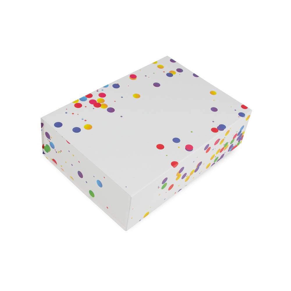 Magneetdozen confetti Kraft