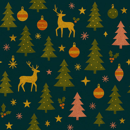 Kerst inpakpapier - D061