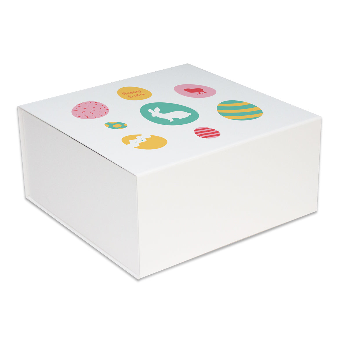 Luxe magneetdozen pasen Pastel eggs opdruk