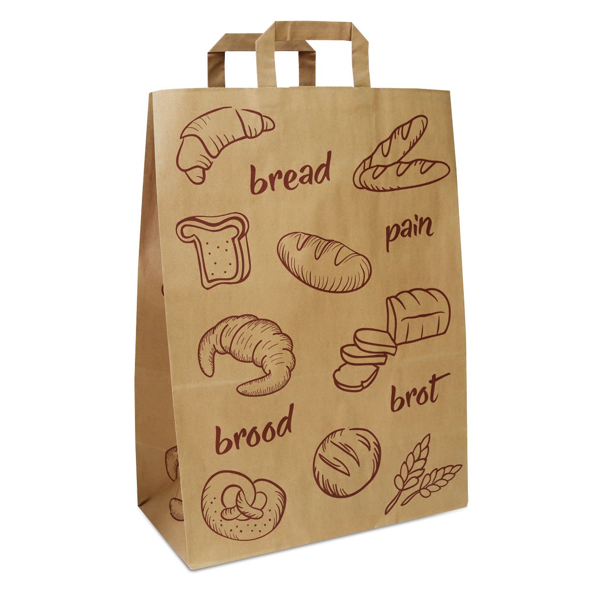 Kraft tassen FSC® - Brood