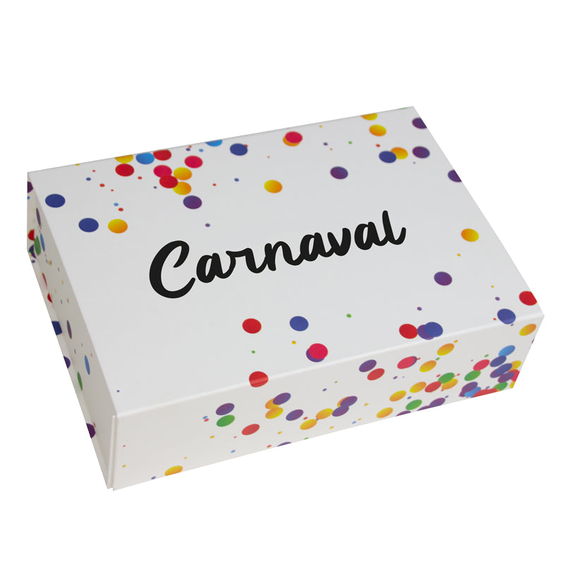 Magneetdozen confetti Carnaval