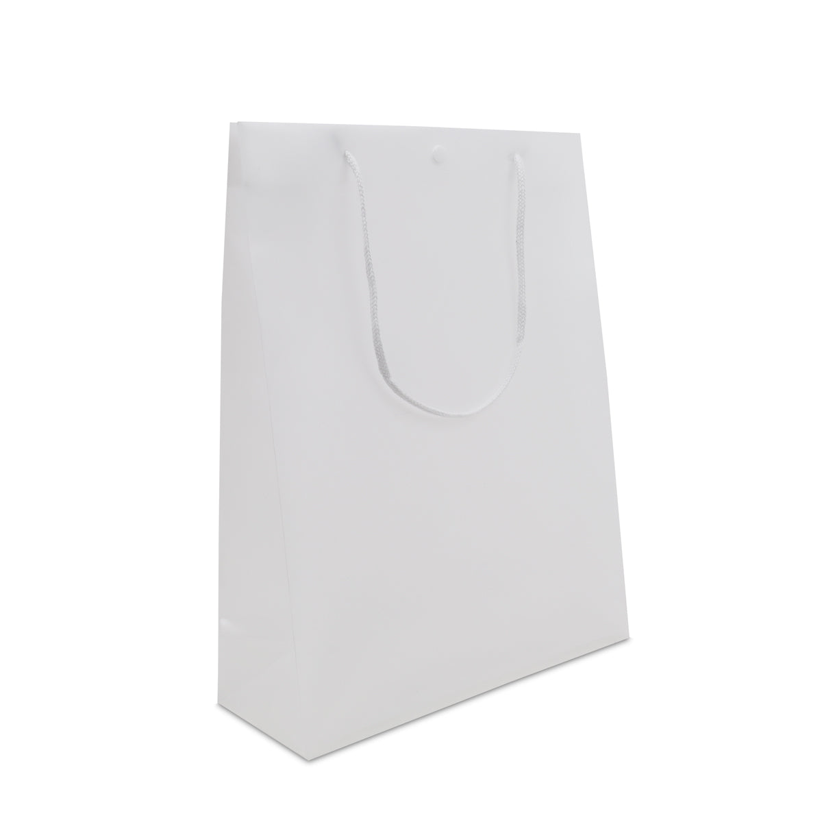 Luxe tassen gemaakt van plastic met drukknoop