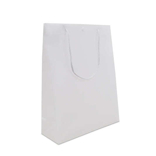 Luxe tassen gemaakt van plastic met drukknoop