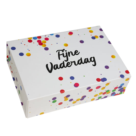 Magneetdozen confetti Fijne Vaderdag