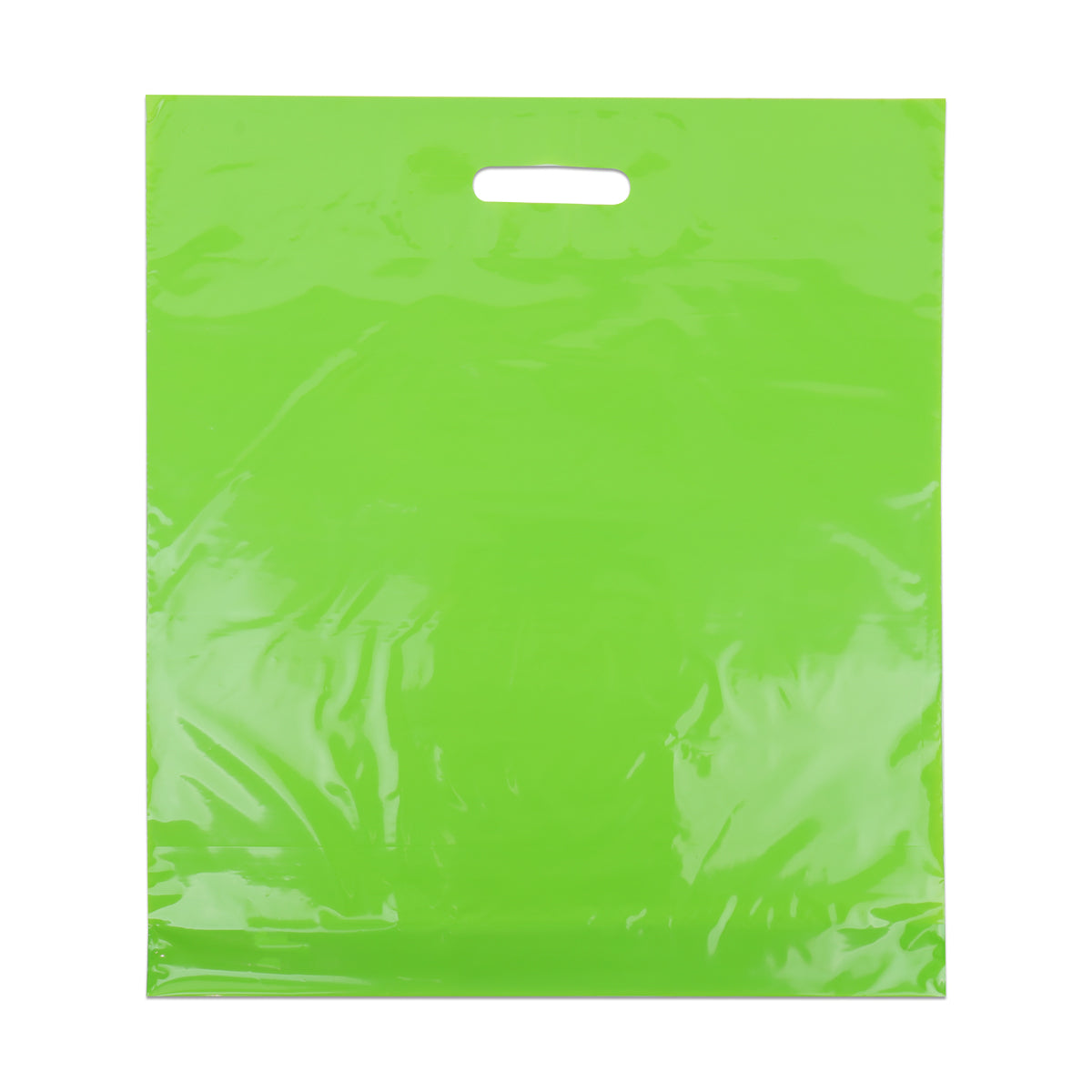 Budget plastic tassen effen kleuren