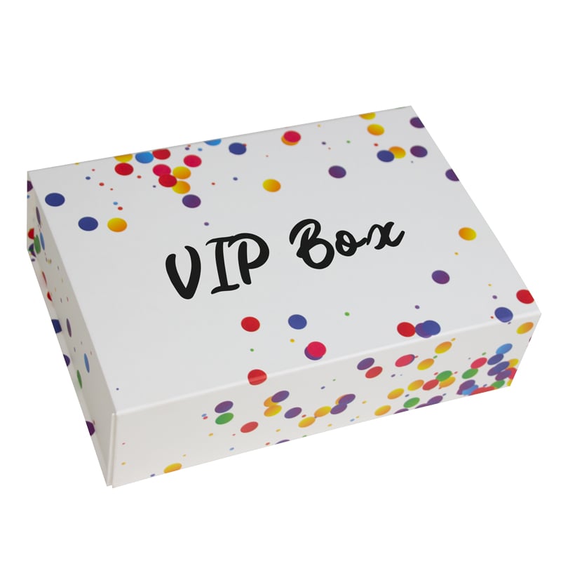 Magneetdozen confetti VIP Box