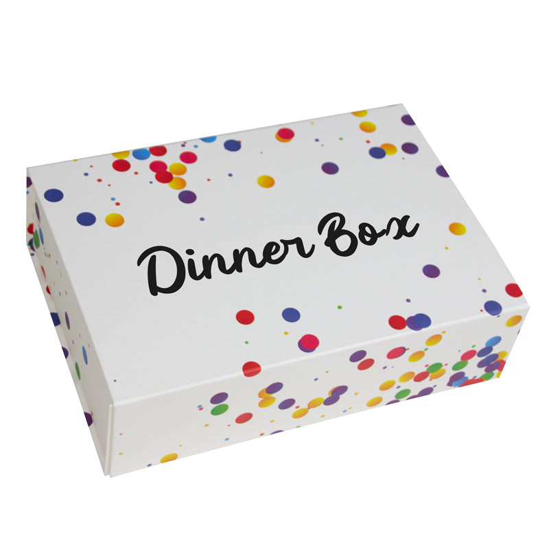 Magneetdozen confetti Dinner Box